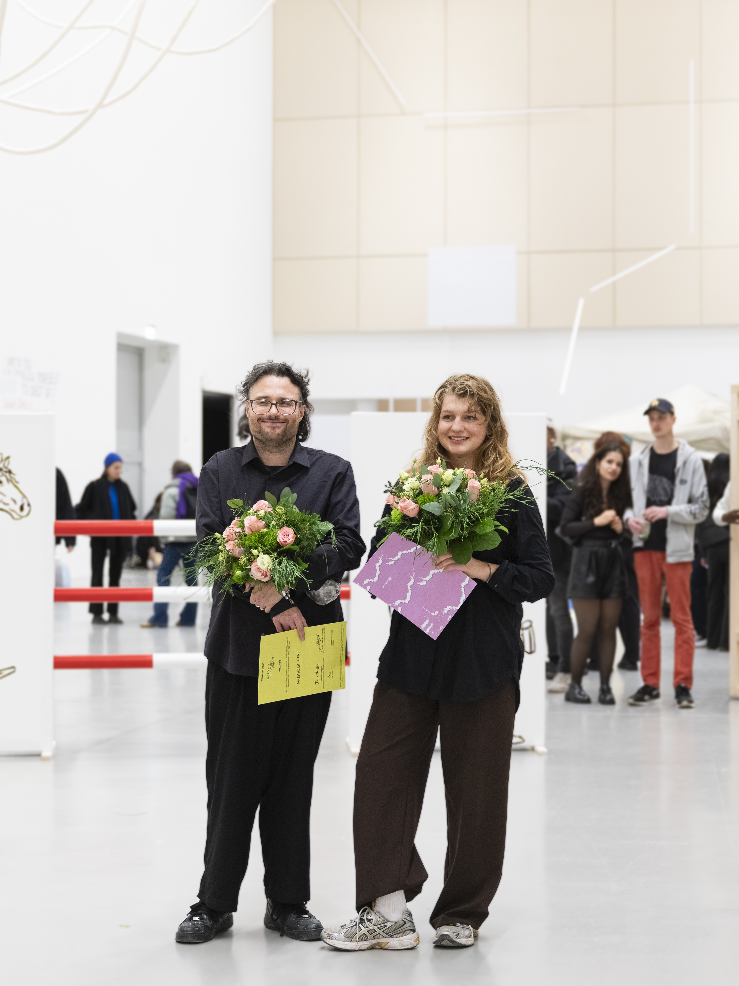 Maximilian Graf und Lea Rist erhalten den Examensförderpreis 2024