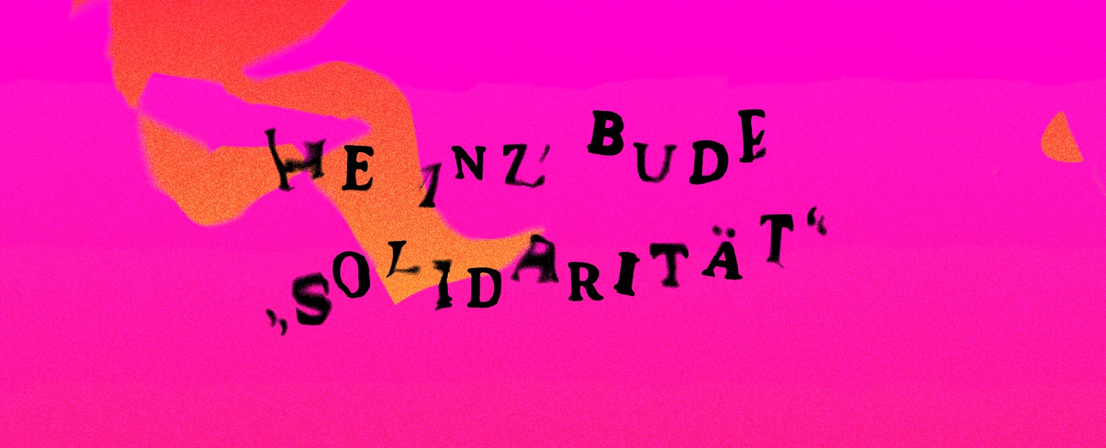 Buchpräsentation – Heinz Bude »Solidarität«